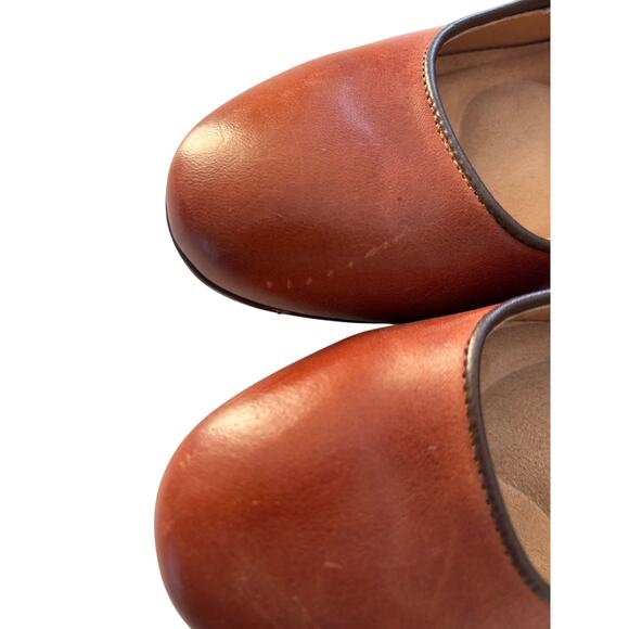 Söfft SF0073000 Leslie Leather Mary Jane Pumps Size 8M retro cork brown - Picture 5 of 12